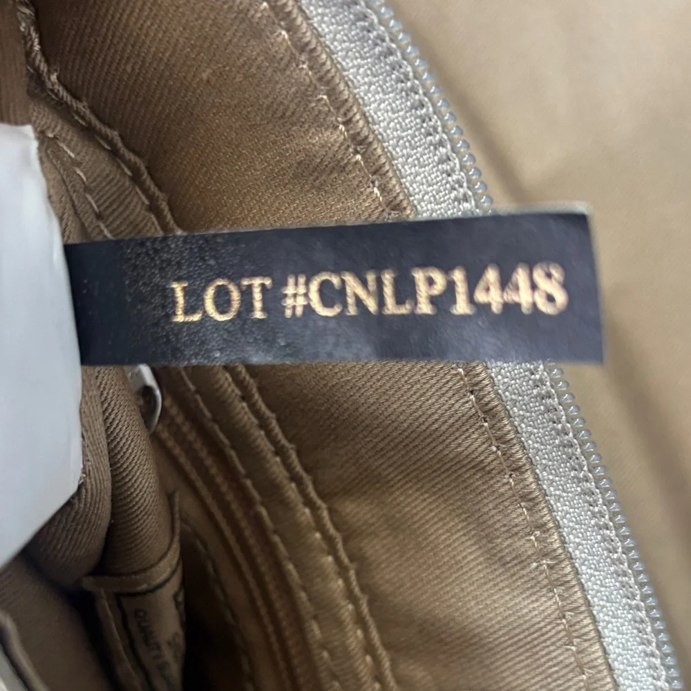 L.L.Bean Tan and Cream Crossbody Bag